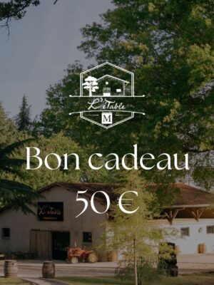 Bon cadeau l'éTable 50 €