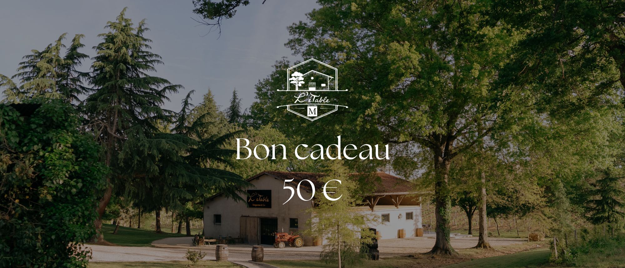 Bon cadeau l'éTable 50 €